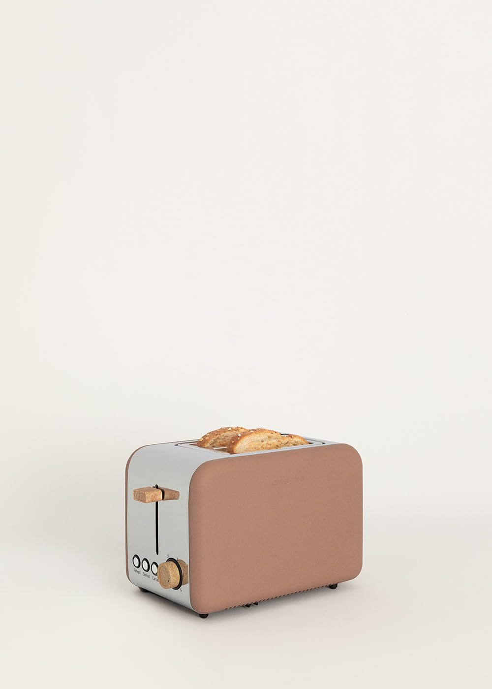 CREATE Retro Mocha Toaster with 6 Power Levels