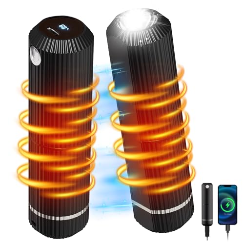 Midore 10000 mAh Electric Hand Warmer with Torch and Magnetic Design