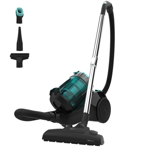 Cecotec Conga Rockstar Multicyclonic Bagless Canister Vacuum Cleaner with sleek design and ergonomic features