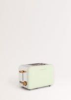 CREATE Retro Toaster with Wide Slots in Green