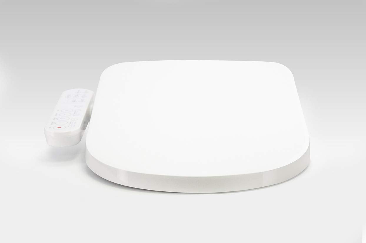 Alpha Bidet GX Wave Bidet Toilet Seat in Elongated White