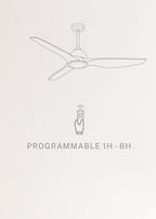 CREATE Ceiling Fan with White Light and Copper AC Motor