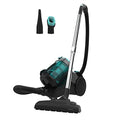 Cecotec Conga Rockstar Bagless Vacuum Cleaner in black with metal telescopic hose and accessories