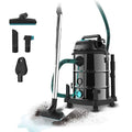 Cecotec Conga Rockstar Steel Pro Tool 08572 Wet and Dry Vacuum Cleaner in black with metal tank