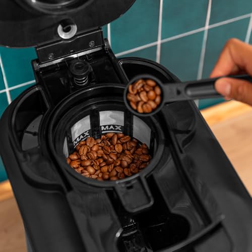 Cecotec - 1086W Grind & Drop Drip Coffee Maker, 12 Cups, Extremearoma Technology
