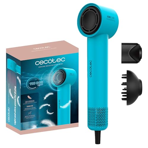 Discover the Cecotec Ionicare Hair Dryer with 1500W power, 4 temperature settings, and a quiet motor. Perfect for styling and everyday use. Keywords: hair dryer, ionic technology, compact design