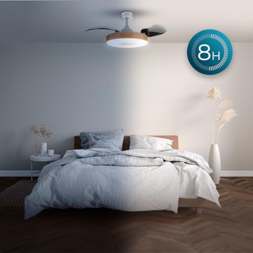 Cecotec Ceiling Fan With Light and Retractable Blades - Energy Efficiency