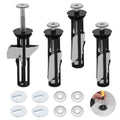 POXIAOER Toilet Seat Fittings with stainless steel screws and gaskets