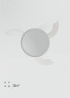 CREATE WIND CLEAR STUDIO S Ceiling Fan with White Light and Remote