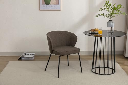 Luxury Velvet Dining Chairs Set of 2 with Swivel and Metal Legs