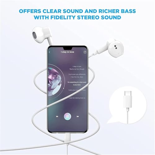 Gaxiwilo Usb C Headphones for Iphone 17/16/15 Pro Max - Noise Cancelling