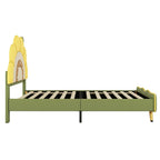 Sweiko Sunflower Shaped Wooden Bed with Bow Detail