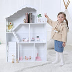 WUHUHAI 3 Tier Kids Bookshelf with Storage