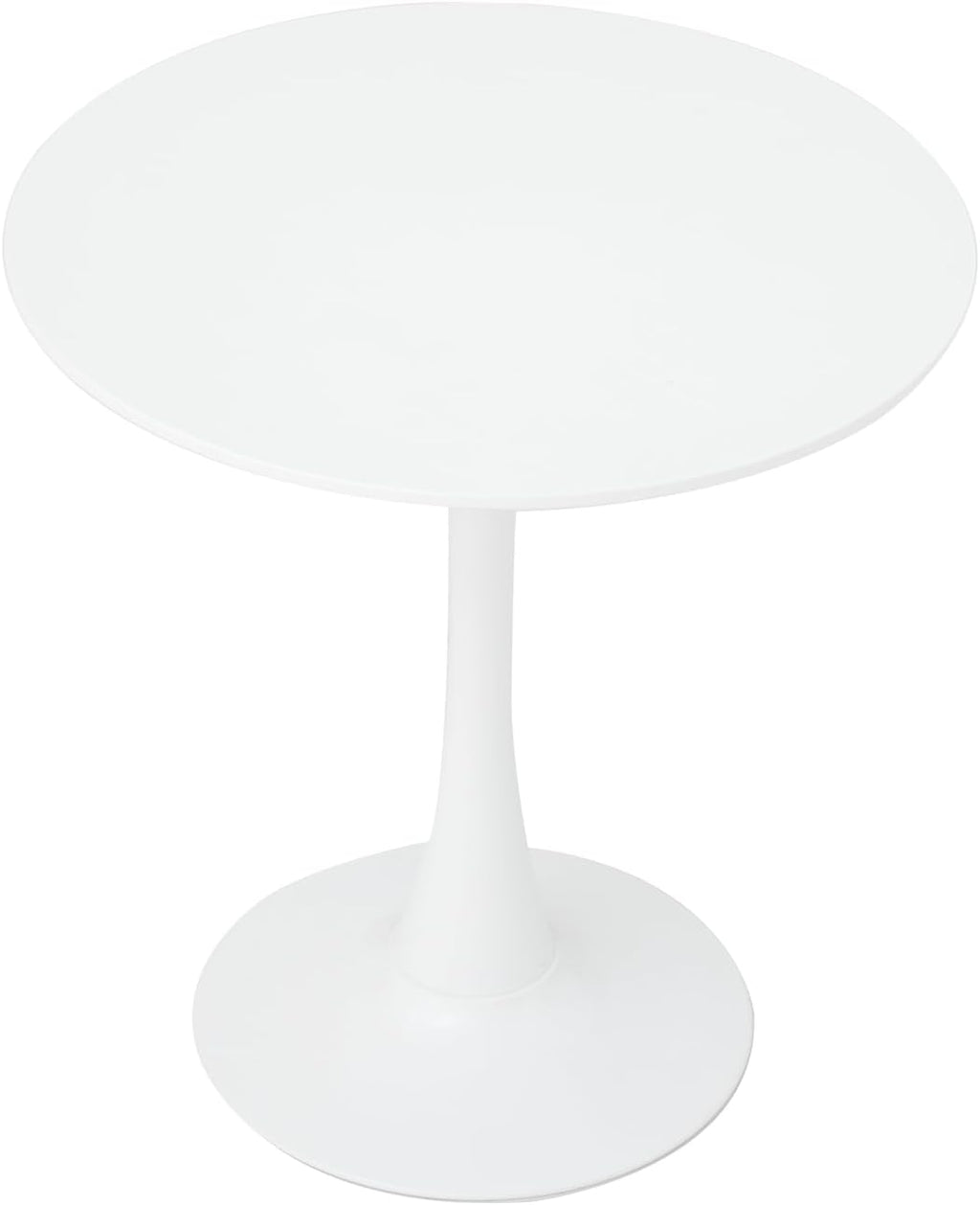 BenyLed 70 cm Round Dining Table - White
