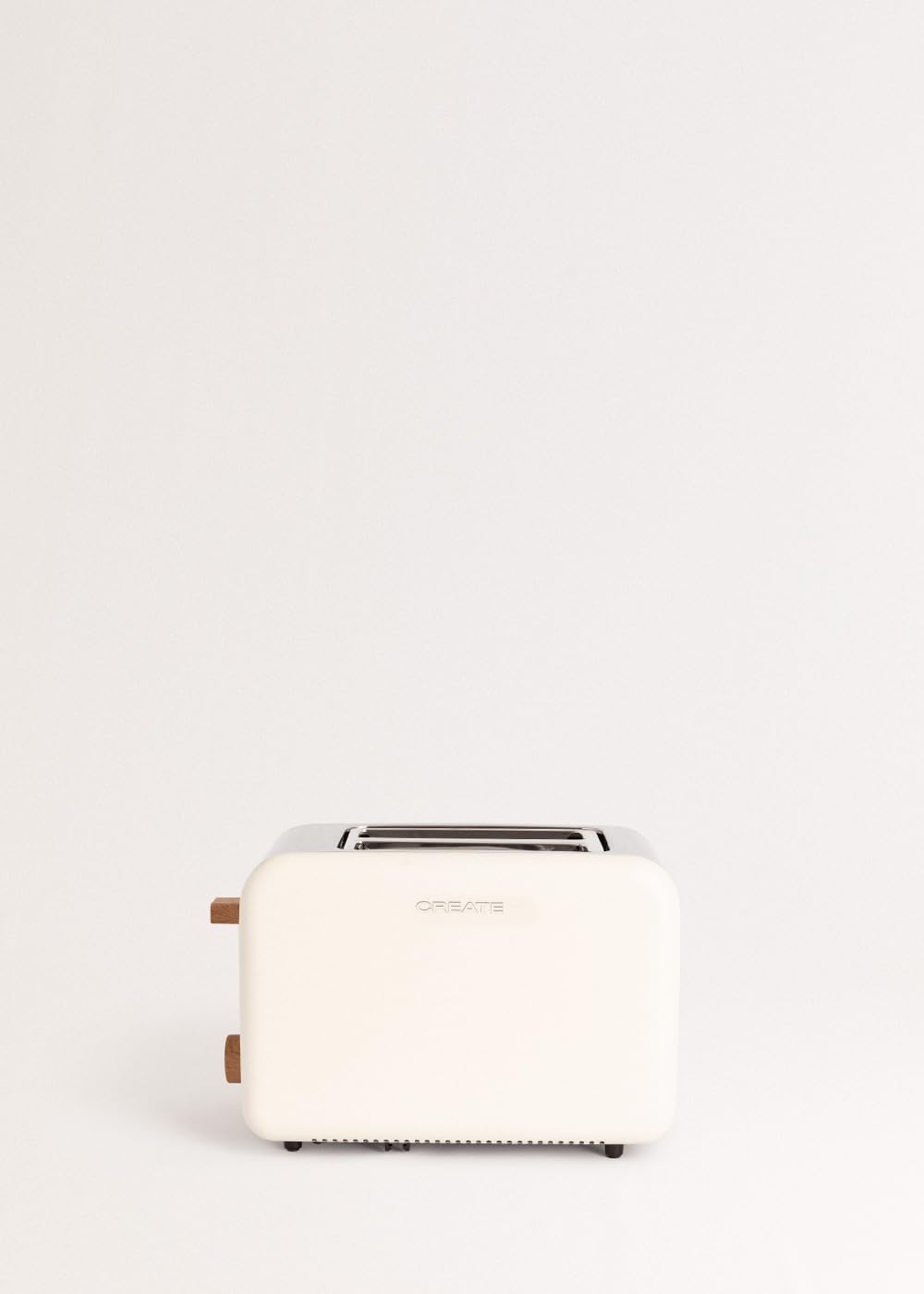 CREATE Retro Off-White Toaster with 6 Power Levels