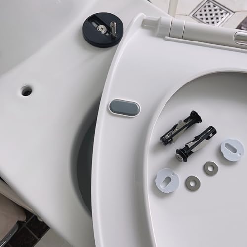 Poxiaoer Toilet Seat Fittings - Universal Screws for Easy Installation