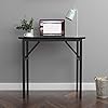 DlandHome Small Folding Table - Black