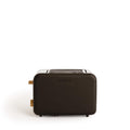 CREATE Retro Black Toaster with 6 power levels, wide slots, and crumb tray
