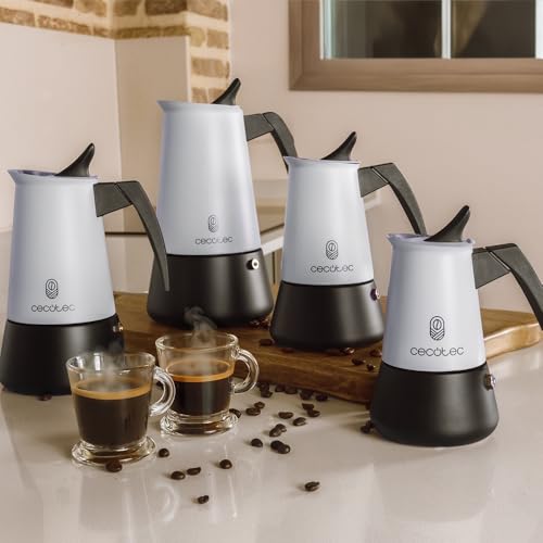 Cecotec Piccolina 400 Italian Coffee Machine - Blue, 200ml Capacity for 4 Cups