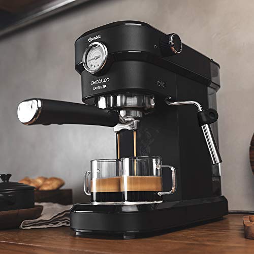 Cecotec - 1350W Espresso Machine with Rapid Heating & 20 Bar Pressure