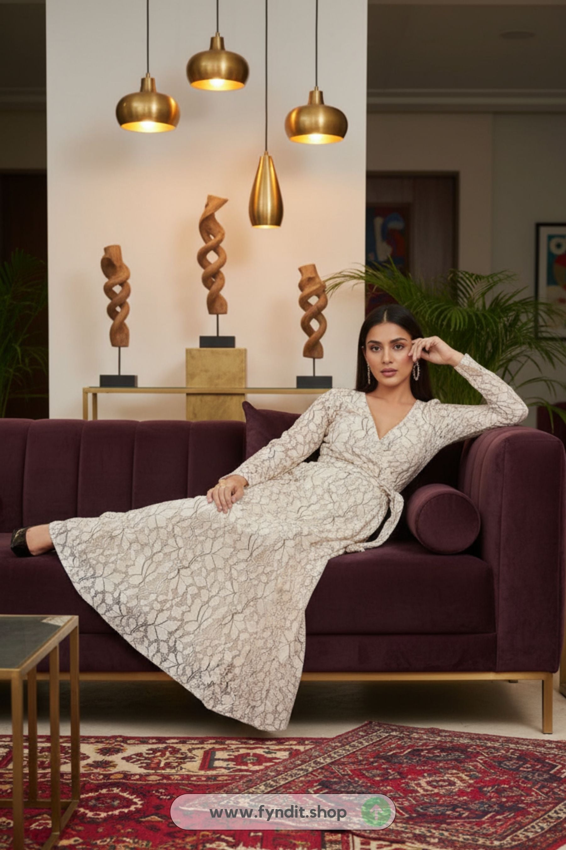 Effortless Elegance: The Styli Beige A-Line Dress — Your Go-To for Every Occasion