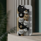 Cat-Themed Magnetic Impact-Resistant Phone Cases