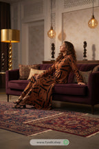 Transform Your Style: The BHAVYATA Crepe Gown — Where Elegance Meets Comfort