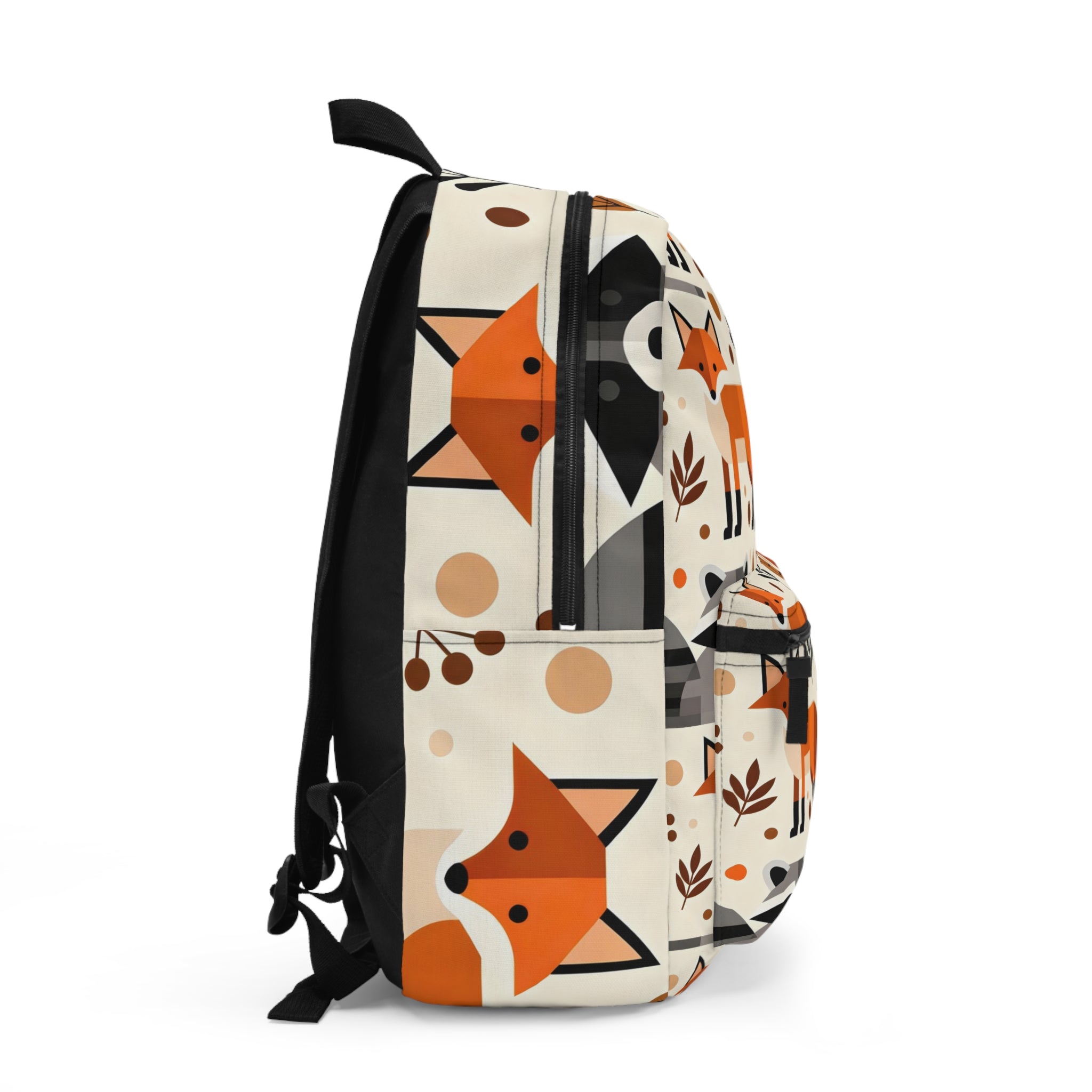 Autumn Fox Pattern Backpack – Cute Woodland Kids & Teen School Bag