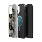 Cat-Themed Magnetic Impact-Resistant Phone Cases