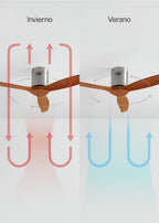 Create Windcalm Natural Wood M Ceiling Fan with Remote