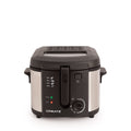 CREATE FRYER OIL PRO Oil Fryer featuring a grey transparent lid and stainless steel design