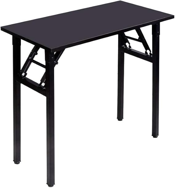 DlandHome Small Folding Table - Black