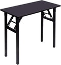 DlandHome Small Folding Table - Black