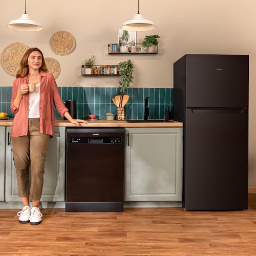 Cecotec - 2 Door Combined Refrigerator Bolero 211L, Automatic Defrost, Fast Freezing, Reversible Door