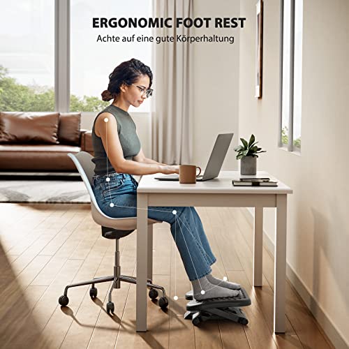 Huanuo Ergonomic Footrest with Adjustable Height and Angle