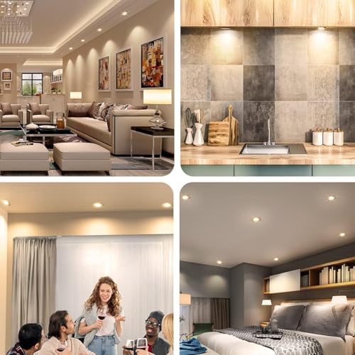 Joyinled Warm White Small 3w Cob Led Recessed Ceiling Light - Adjustable Brightness