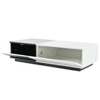 MURUL Marble Effect Veneer Two Door Coffee Table