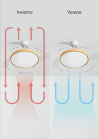 CREATE WIND CLEAR STUDIO M Ceiling Fan with Light