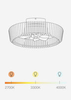 CREATE Wind Craft Ceiling Fan with Light and Remote