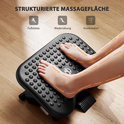 Huanuo Ergonomic Footrest with Adjustable Height and Angle