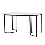 RanRan Modern Marble Pattern Rectangular Dining Table