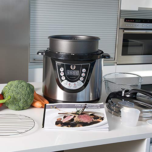Cecotec Pressure Cooker Olla GM Model D - 6L Capacity & Voice Control