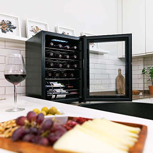 Cecotec Wine Fridge GrandSommelier 20000 - 20 Bottles, Low Noise