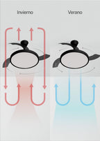 Create Wind Clear Studio S Ceiling Fan with Light