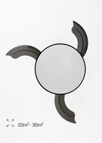 CREATE Wind Clear M Ceiling Fan with Remote Control