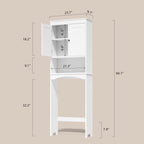 Gizoon Over the Toilet Storage Cabinet with Adjustable Shelf