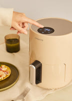 CREATE 1.5L Sand Hot Air Fryer with Non-Stick Basket