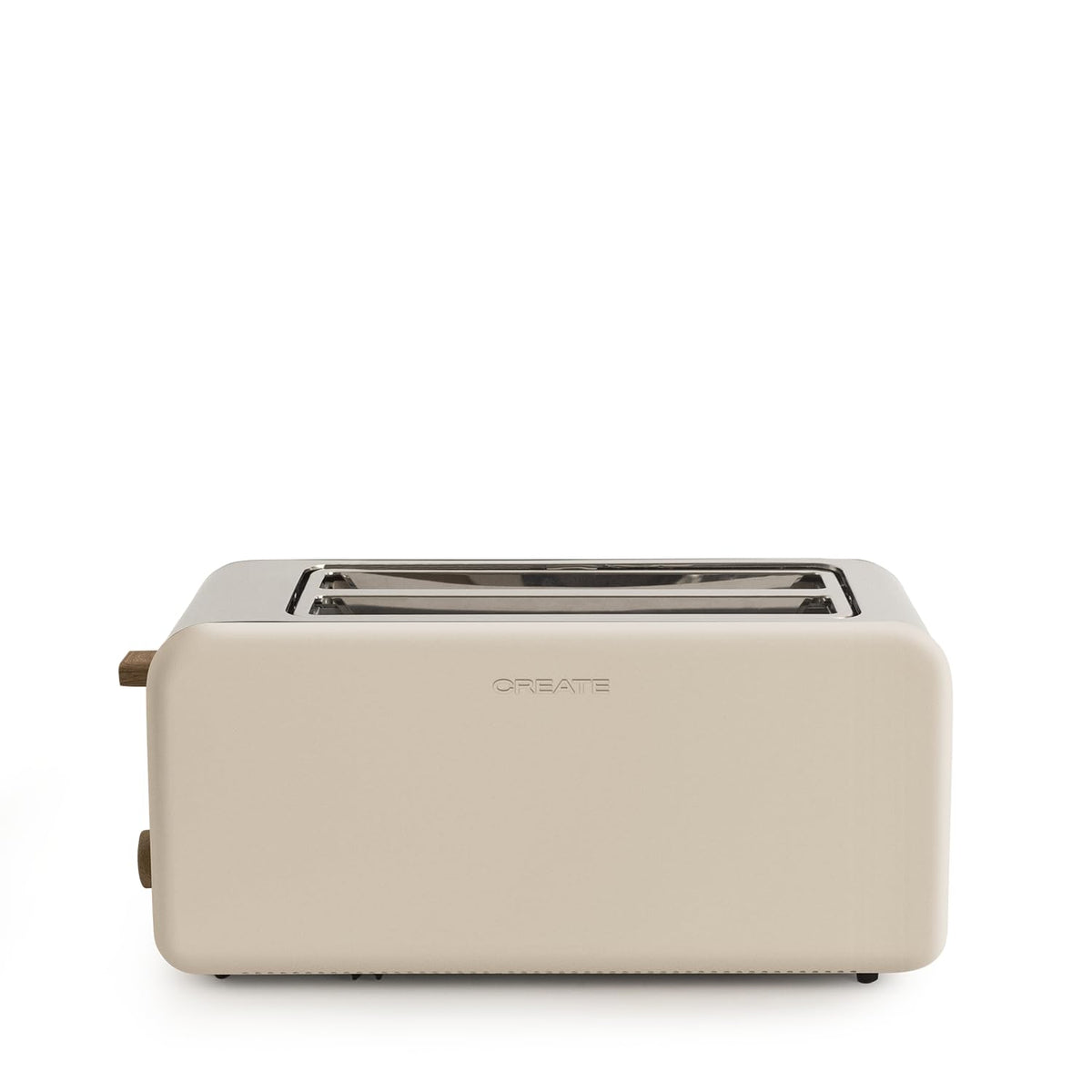 CREATE Retro XL Toaster with 6 power levels, crumb tray, and 1500W power