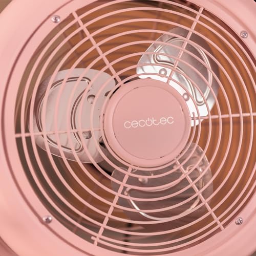 Cecotec EnergySilence 250 ClassicStyle Pink Pedestal Fan - High Power 25W