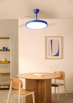 CREATE WIND CLEAR STUDIO M Ceiling Fan with Cobalt Blue Light